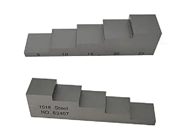 Calibración de bloques de pasos Calibración de bloques de pasos